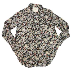 Anthropologie Maeve Matilda Floral Blouse Tunic Button Up